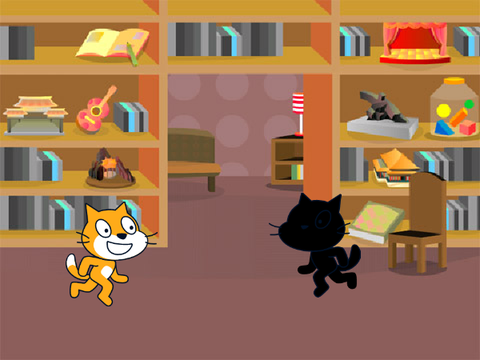 Scratch cat shadow