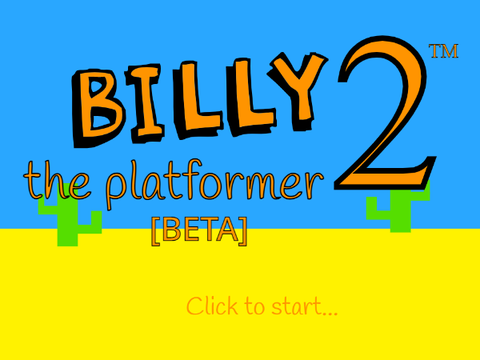 Billy- the Platformer 2 [BETA]