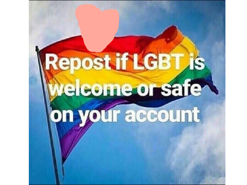 Repost/remix if the LGBTQ+ community is welcome or safe on your account remix remix remix rem… remix