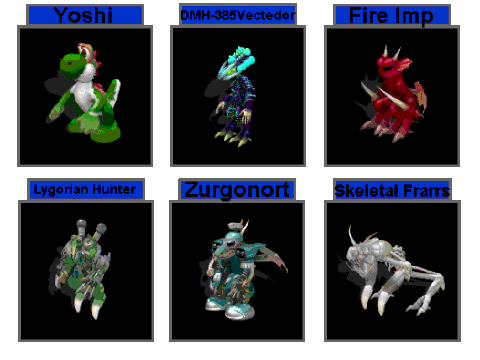 Some Spore Creatures......