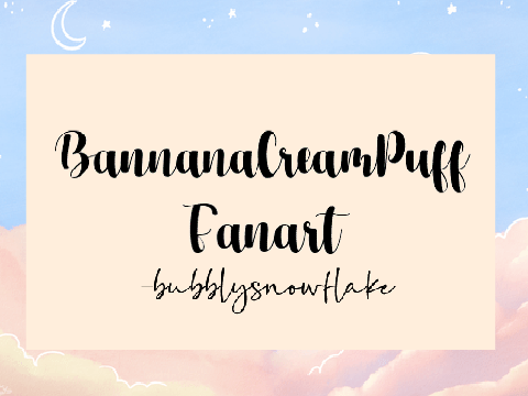 BannanaCreamPuff Fanart!