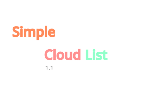 Cloud list 1.1.1