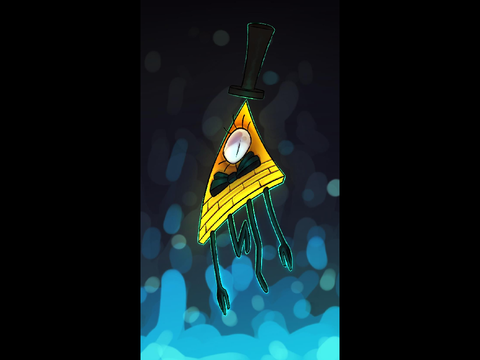 Bill cipher, Gravity Falls Fanart
