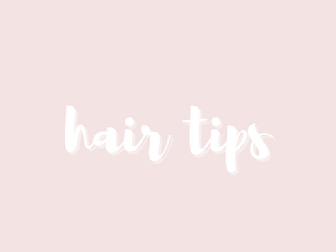 ❣️ healthy hair tips ❣️