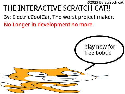 [HIATUS] The Interactive Scratch Cat!