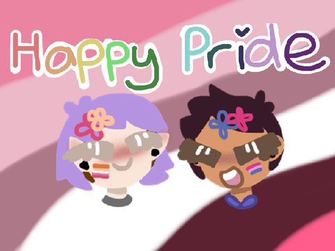 ↝ . happy pride month! :D .