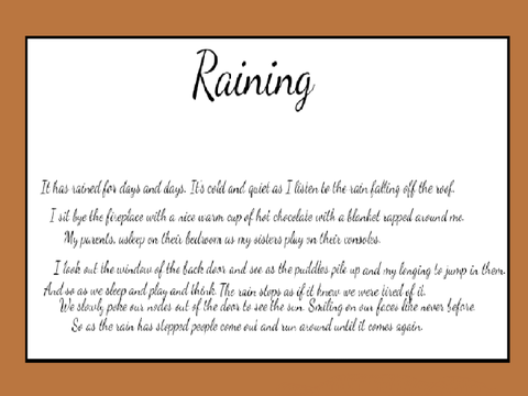Raining (Poem)