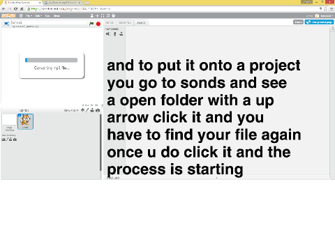 How to add music on your projects on scratch!