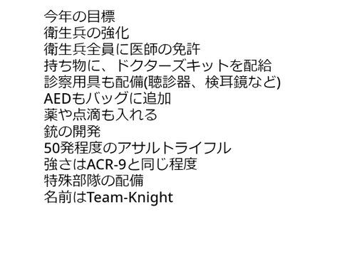 軍の目標