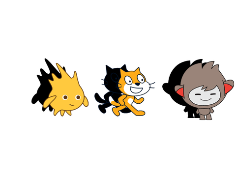 shadows of pre-made sprites 