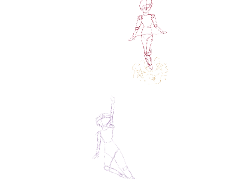 Running up that hill ~ Outlines WIP