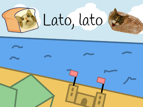 Kotek-chlebek || Lato, lato || animacja