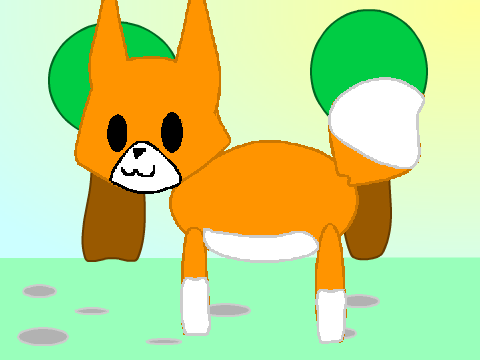 Cute vector fox