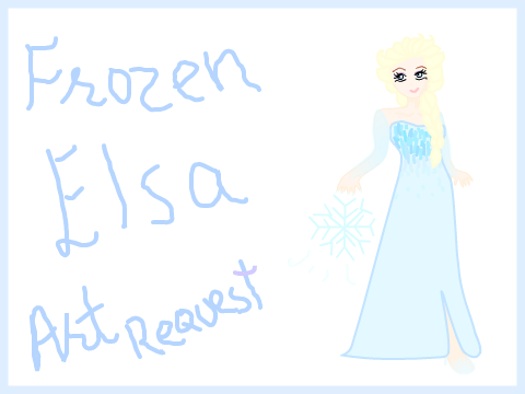 Elsa Art Request for happyisthegirl