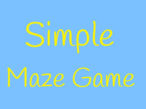 Simple Maze Game