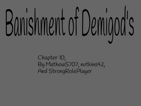 Banishment of Demigod’s, Chapter 10 -Onyx