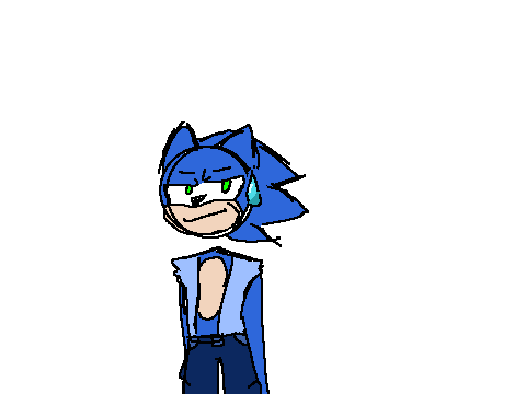 i speedrunned drawing sonic *gone wrong* (at 3am)