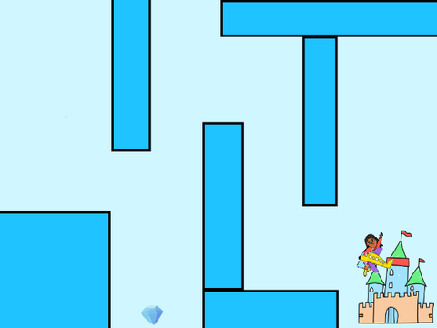 Help Princess Anna find the castle