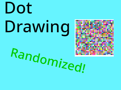 Dot drawing randomized!