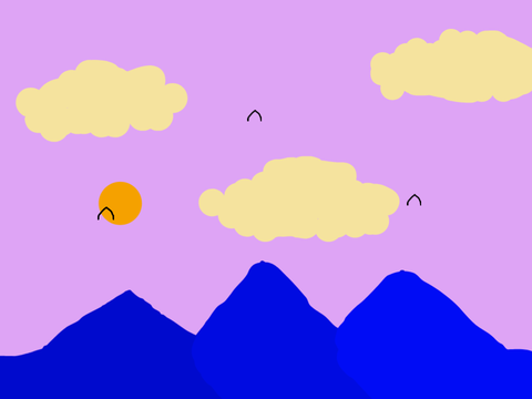 Flying Bird Silhouette: an Animation
