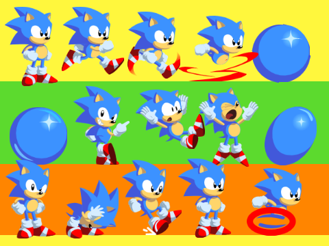 Sonic Sprites Updated