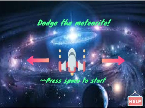Dodge the meteorite