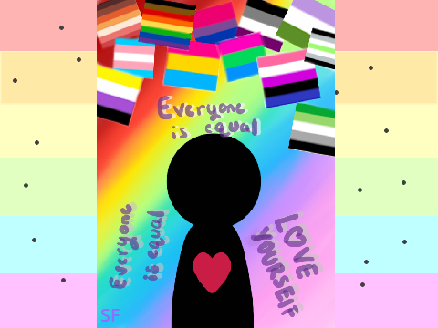 My submission for the Pride Month Art Collab