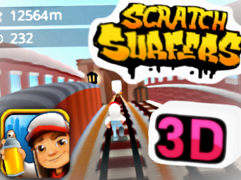 3D Subway Surfers in Scratch #games #all #trending #fun #mobile