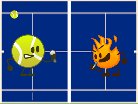 Friday night funkin vs tennis ball