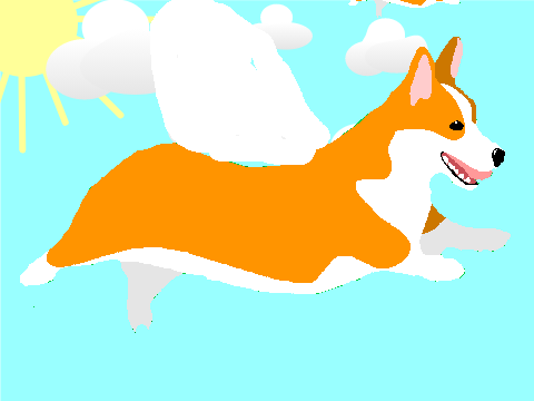 Prairie Corgi flying remix