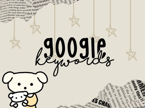 ✩ aesthetic google keywords