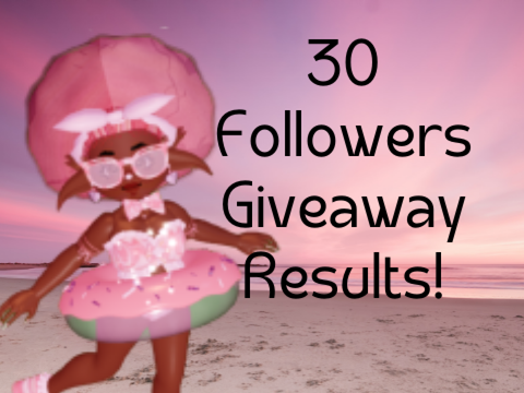//30 Followers Giveaway Results//