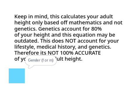 Adult Height Calculator