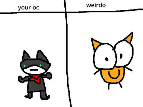 funni weirdo cat thing