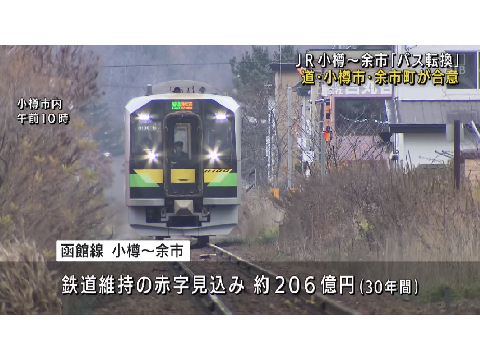 【バス転換へ】費用負担は困難…北海道新幹線札幌延伸に伴う並行在来線の「バス転換」について小樽市、余市町、道が合意 remix