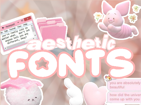 Aesthetic fonts | dafont.com