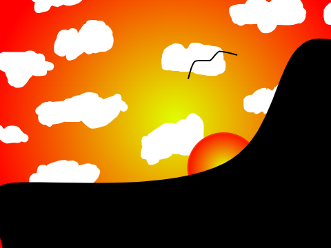 my silhouette drawing