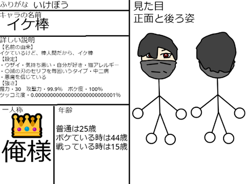 映画版飲み物達の闘い　脱出げえむ　キャラシ remix