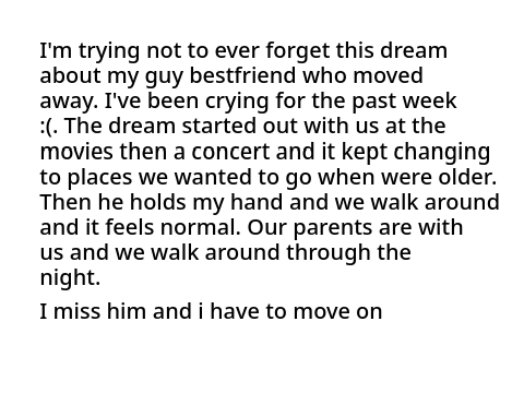 I'm emotional