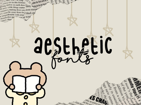 ✩ aesthetic fonts