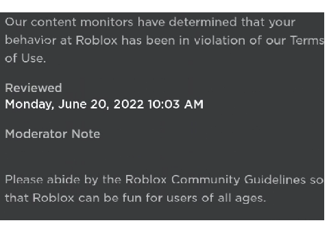 Dear roblox,