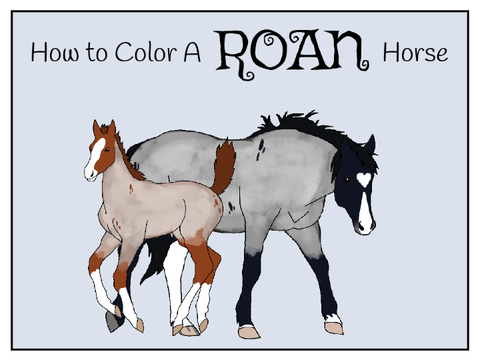 How to Color a Roan Horse