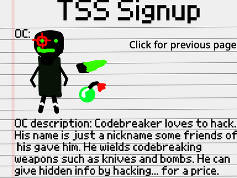 The Scratched Side Signup for Codebreaker