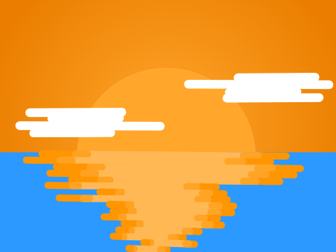 art-夕陽