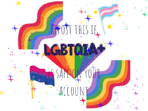 ✧LGBTQIA+ is safe on my account✧
