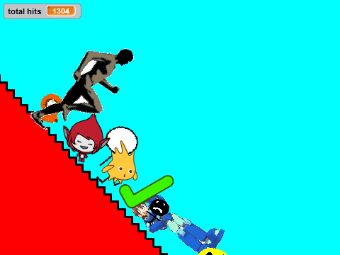 Add yourself jumping down the endless stairs remix remix remix remix