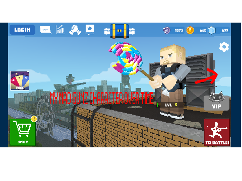 My mad gunz character