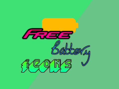 Free battery icons