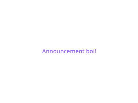 Announcement