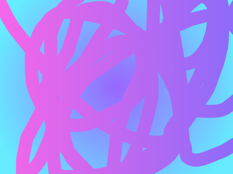 swirling rainbow effect